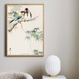 Musvitter på grøn forårs-løn, ca. 1915