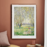 Kvinde siddende under piletræerne, 1880