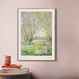 Kvinde siddende under piletræerne, 1880