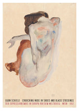 Sammenkrøbet kvinde, 1912