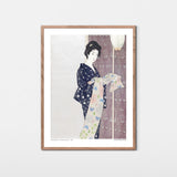 Ung kvinde med sommer-kimono, 1920