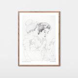 Studie af kvinde med læbestift, 1920