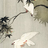 Hvide duer i regnvejr, ca. 1915