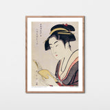 Kvinde læser en bog, ca. 1790