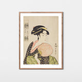 Kvinde med vifte, ca. 1790