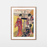 Kvinder og kirsebærblomster, ca. 1790