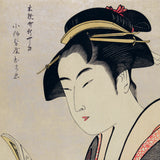 Kvinde læser en bog, ca. 1790