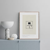 Komposition med to lige og parallelle rektangler, 1920