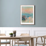 Solnedgang over Seinen ved Lavacourt, 1880