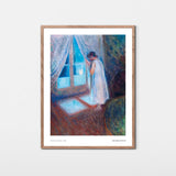 Pige ved vinduet, 1893