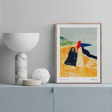 To kvinder ved kysten, 1898