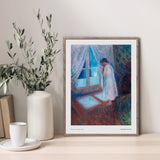 Pige ved vinduet, 1893