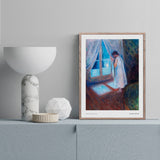 Pige ved vinduet, 1893