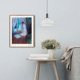 Pige ved vinduet, 1893