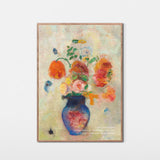 Stor vase med blomster, ca. 1912