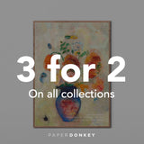 Stor vase med blomster, ca. 1912