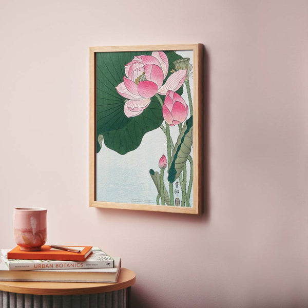 Blomstrende lotus, ca. 1925