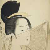 Kvinde bag slør, ca. 1790