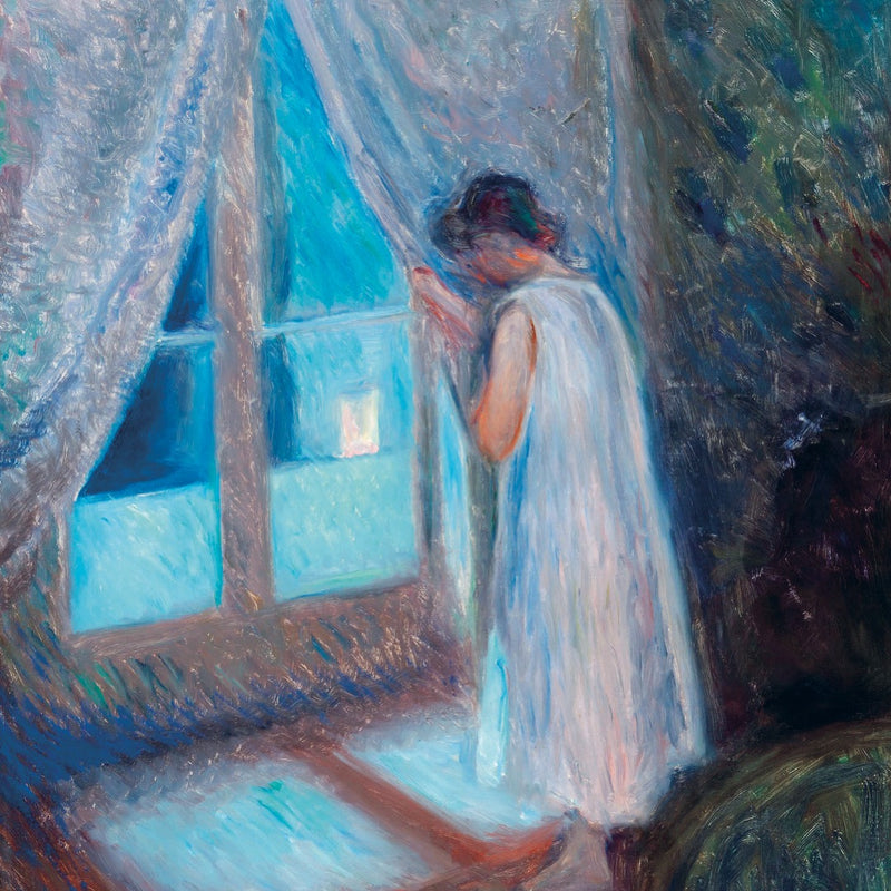 Pige ved vinduet, 1893