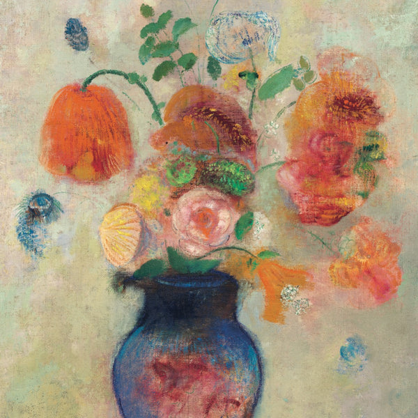 Stor vase med blomster, ca. 1912